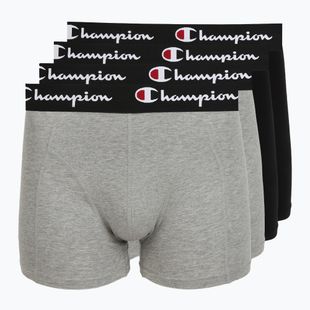 Pánske boxerky Champion Trunk Knit oxford grey melange/oxford grey melange/black