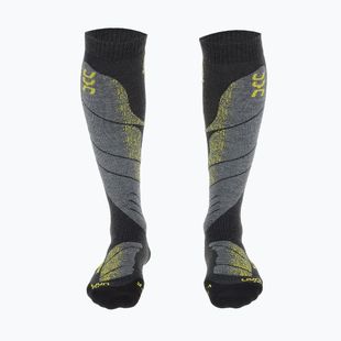 Pánske lyžiarske ponožky UYN Ski All Mountain anthracite melange / yellow