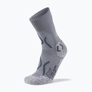 Dámske ponožky UYN Trekking Cool Merino light grey melange/pea