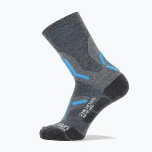 Dámske ponožky Uyn Trekking 2IN Merino Mid mid grey/turquoise