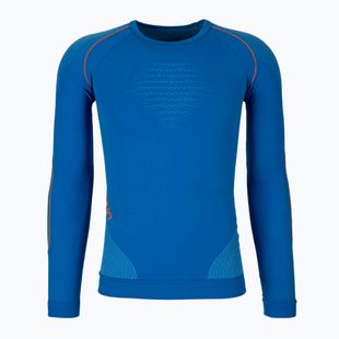 Pánska termoakčná mikina UYN Evolutyon UW Shirt blue/blue/orange shiny