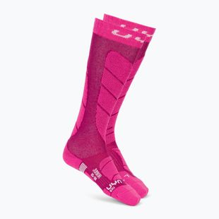 Detské lyžiarske ponožky UYN Junior Ski pink