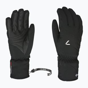 Dámske lyžiarske rukavice Level Astra Gore Tex black