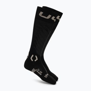 Dámske lyžiarske ponožky Uyn Ski One Merino Socks black/beige