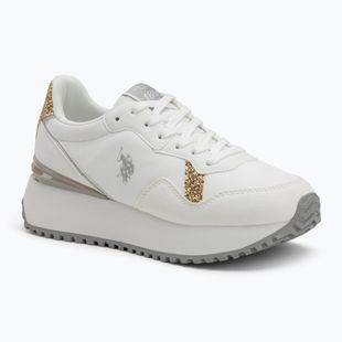 Dámska obuv U.S. Polo Assn. BAYLE003C white/gold