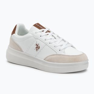 Pánska obuv U.S. Polo Assn. CODY003B white/light brown