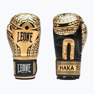 Boxerské rukavice LEONE 1947 Haka gold/golden