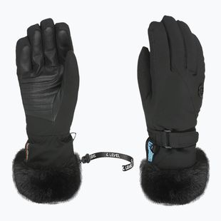 Dámske lyžiarske rukavice Level Jolie W pk black
