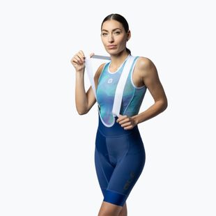 Dámske cyklistické šortky Alé Magic Colour Bibshorts blue
