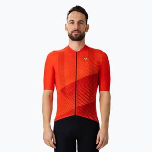 Pánsky cyklistický dres Alé Web červený L239145