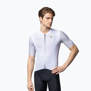Pánsky cyklistický dres Alé Follow Me white