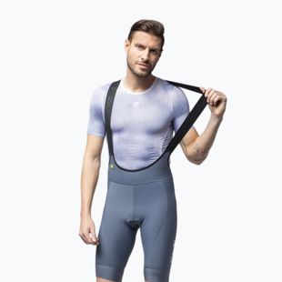 Pánske cyklistické šortky Alé Magic Colour Bibshorts steel