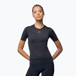 Dámske cyklistické tričko Alé Merino SS nero/black