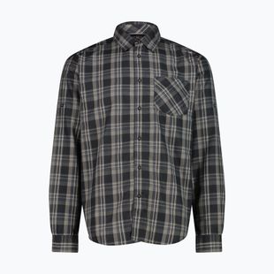 Pánska košeľa CMP 30T9927 anthracite/vanilla/grey