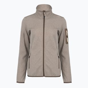 Dámska mikina CMP 34H6386 toffee/cream