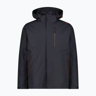 Pánska zateplená bunda CMP 36Z2257D Zip Hood Detachable Inn antracite
