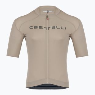 Pánsky cyklistický dres Castelli Prologo Lite clay/ gunmetal gray