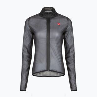 Dámska cyklistická bunda Castelli Squall Shell W light black/silver grey