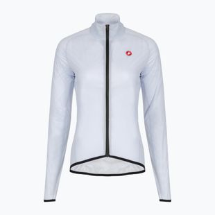 Dámska cyklistická bunda Castelli Squall Shell W silver gray/black