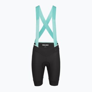 Dámske cyklistické šortky Castelli Prima 2 DT W dark grey/pool blue