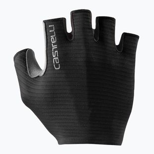 Pánske cyklistické rukavice Castelli Espresso light black