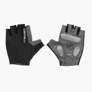 Dámske cyklistické rukavice Castelli Espresso light black