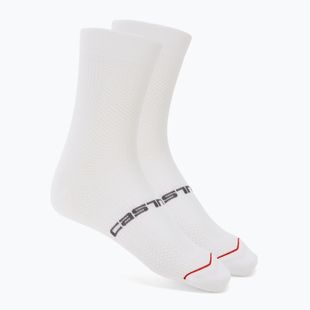 Dámske ponožky Castelli Espresso 12 W white