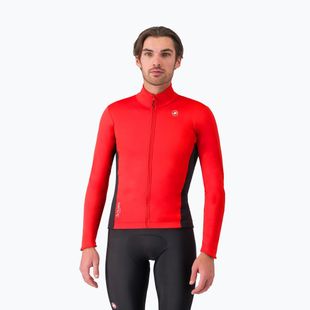 Pánska cyklistická bunda Castelli Entrata 2 red/black