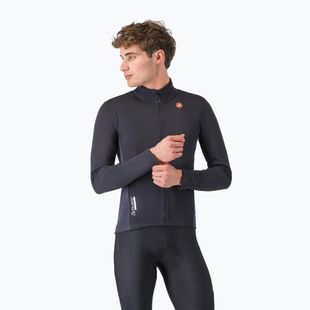 Pánska cyklistická bunda Castelli Entrata 2 light black/dark gray
