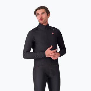 Pánska cyklistická bunda Castelli Emergency 3 Rain Jacket light black