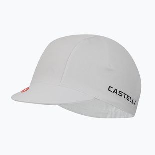 Cyklistická čiapka Castelli Logo white