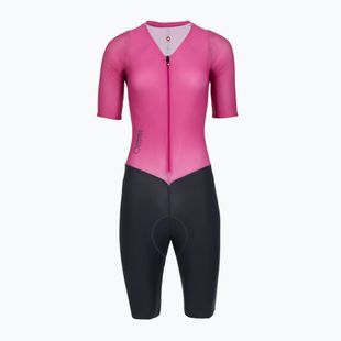 Dámska cyklistická kombinéza Castelli Movement Suit W violet pink/twilight blue