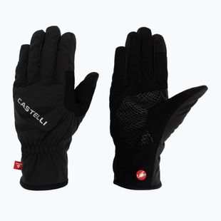 Pánske cyklistické rukavice Castelli Entrata Thermal 3 Glove black