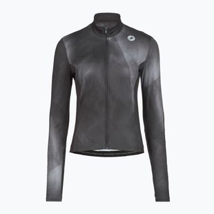 Dámsky cyklistický dres longsleeve Castelli Prismatic Thermal Jersey smoky gray