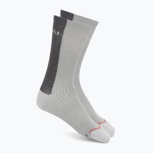 Pánske ponožky Castelli Castelli Logo 18 Merino Sock silver gray/dark gray