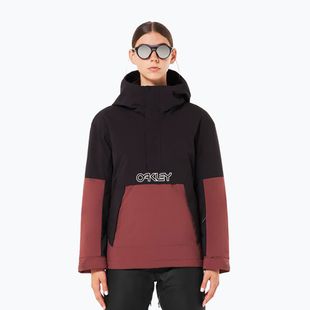 Dámska snowboardová bunda Oakley WMNS TNP TBT Isulated Anorak blakout/grenache