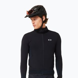 Cyklistická mikina Oakley Canopy Full Zip Hoodie blackout