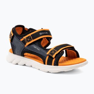 Juniorské sandále Geox Airadyum ocean blue/orange