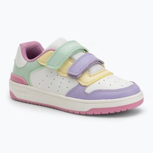 Juniorské topánky Geox Washiba white/multicolor