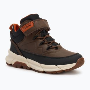 Junior topánky Geox Flexyper Plus brown cotto/black