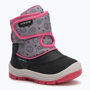 Detské snehule Geox Flanfil ABX black / fuchsia