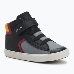 Detské topánky Geox Gisli black/burgundy