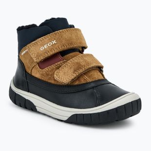 Detské snehule Geox Omar black / curry