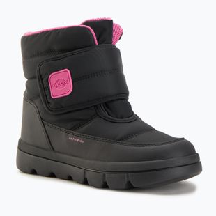 Detské snehule Geox Willaboom ABX black/fuchsia