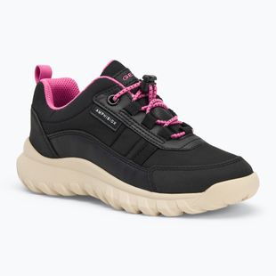 Juniorské topánky Geox Simbyos ABX black/fuchsia