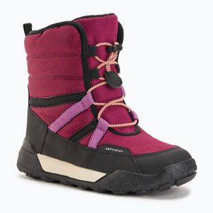 Juniorské snehule Geox Trekkyup ABX dark raspberry/black
