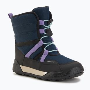 Juniorské snehule Geox Trekkyup ABX navy/purple