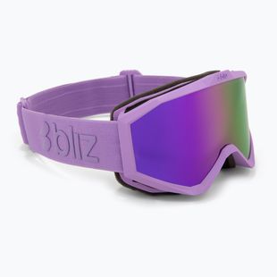 Detské lyžiarske okuliare Bliz Liner Jr matte purple/brown/purple multi
