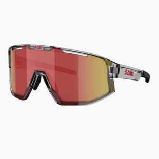 Slnečné okuliare Bliz Fusion transparent dark grey/brown red multi
