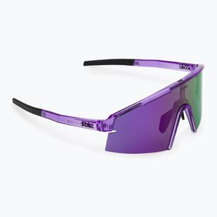 Slnečné okuliare Bliz P006 transparent purple/smoke purple mirror